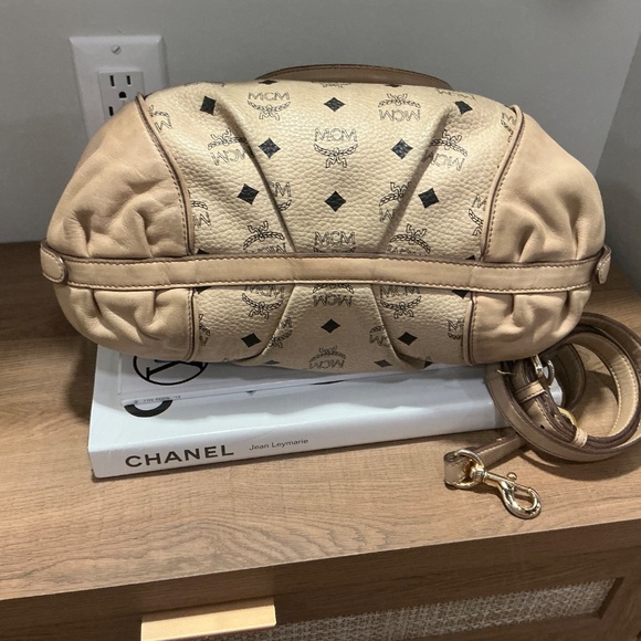 MCM Visetos Monogram Satchel Bag - Picture 3 of 8